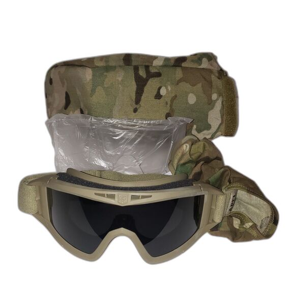 Revision Military Ballistic Goggles APEL Tan USA Clear Lens Multicam Bag Kit - Picture 9 of 9